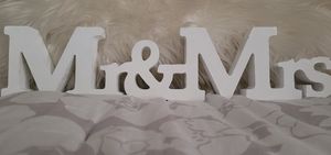 Mr. And Mrs. Wedding sign